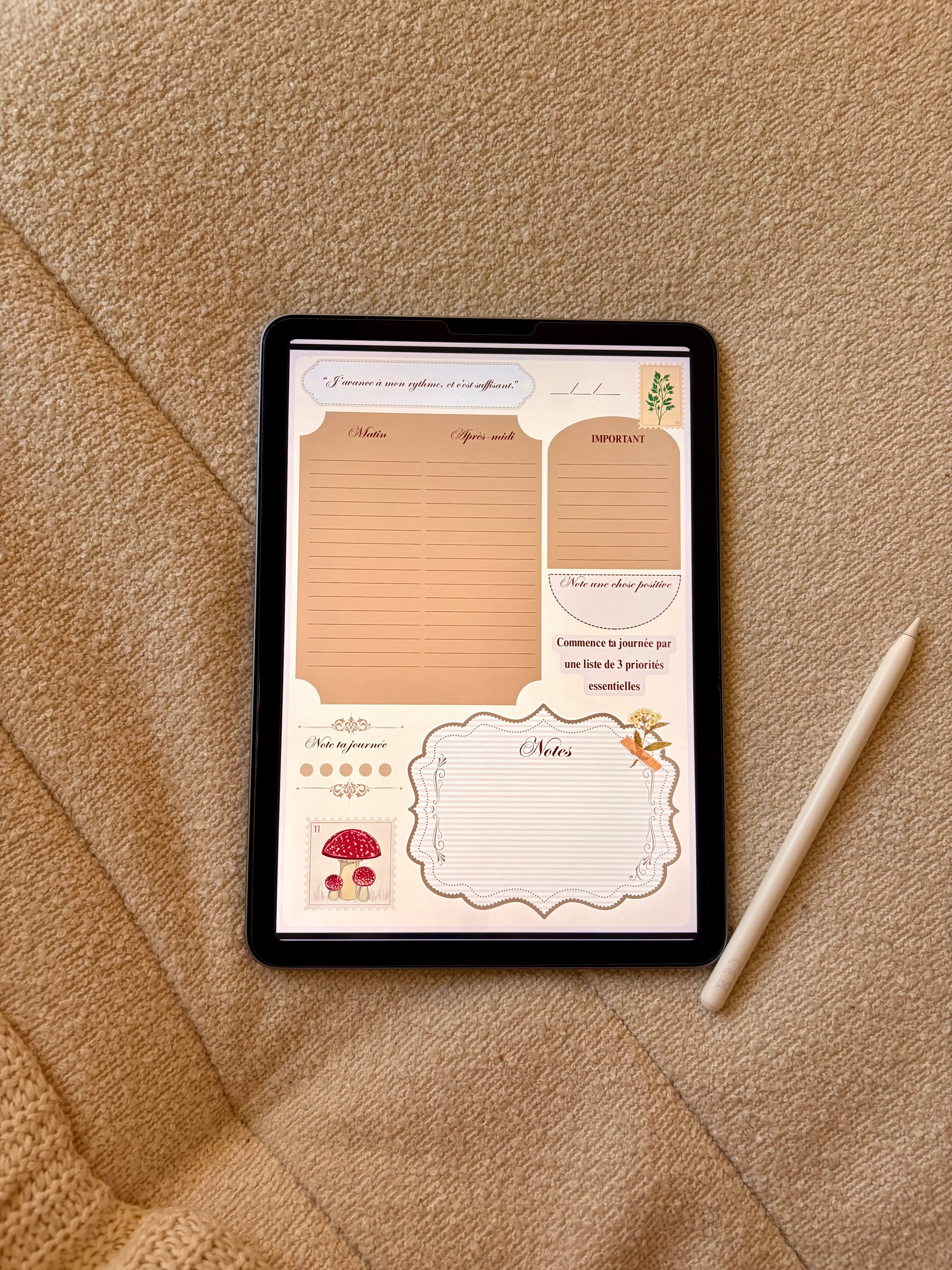Basic Vintage brown | Planner Digital Nujia
