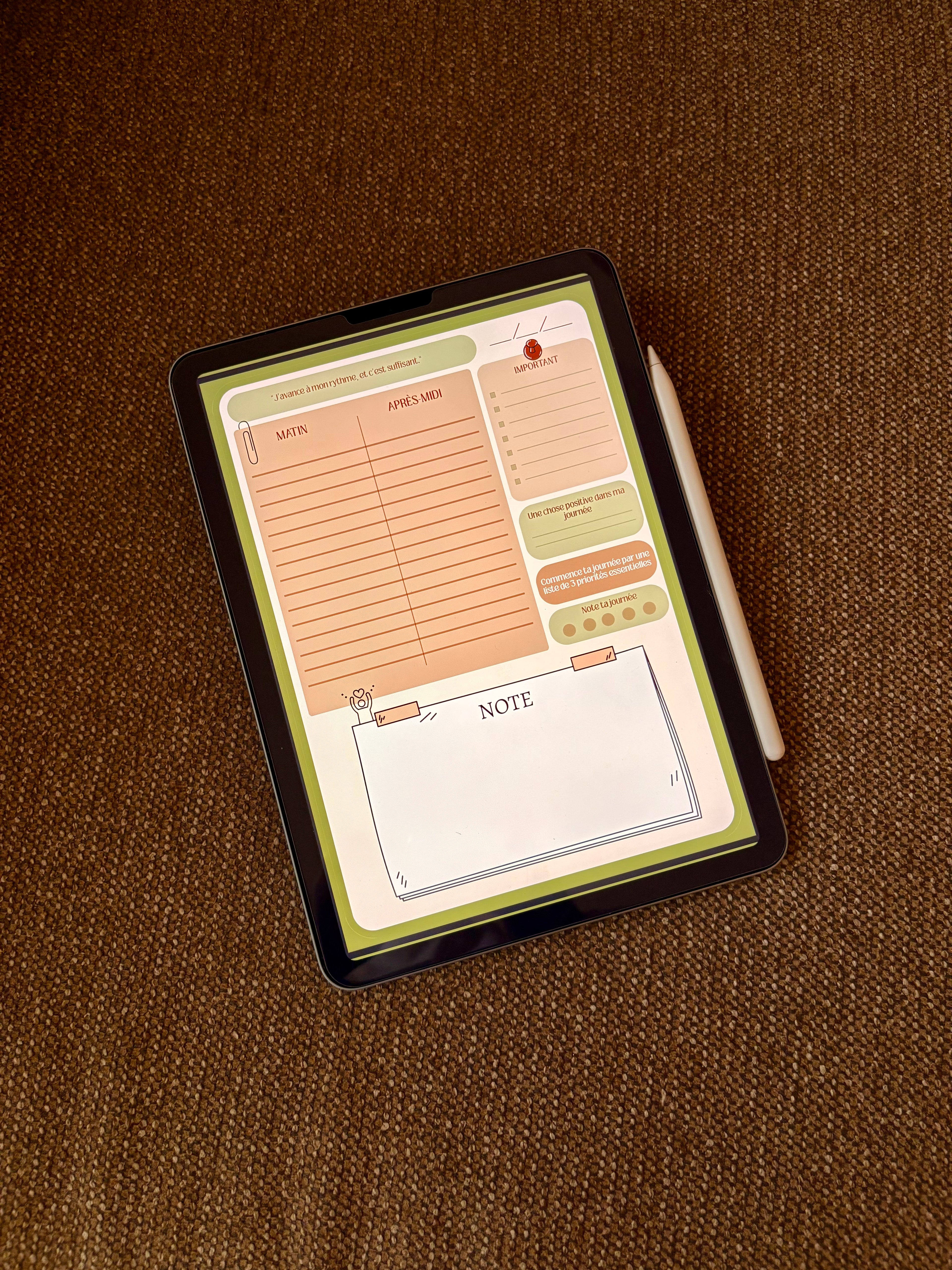 Basic Green zen | Planner Digital Nujia